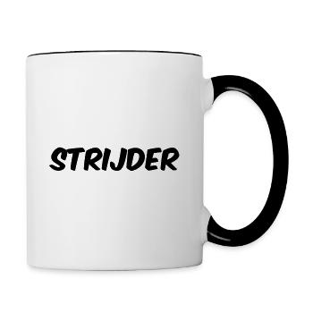 KRIEGER - Tasse zweifarbig - Weiß/Schwarz - Rechts