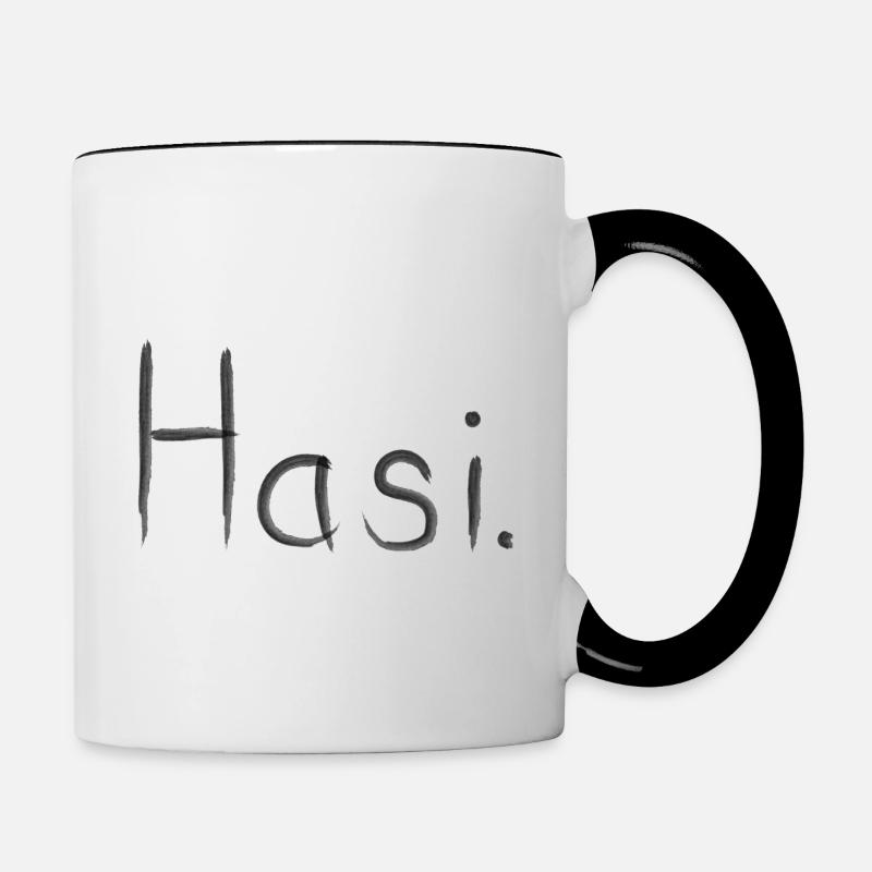 LAAA - Mug contrasté - blanc/noir