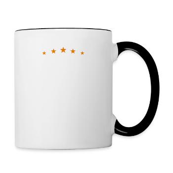 Je Suis Allé Dehors Une Fois Graphismes Pas Au Top - Mug contrasté - blanc/noir - Droite