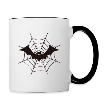 Happy Halloween - Contrasting Mug - white/black - Right
