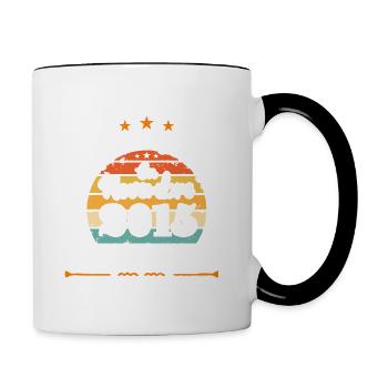 Les Légendes Sont Nées En Novembre 2015 - Mug contrasté - blanc/noir - Droite