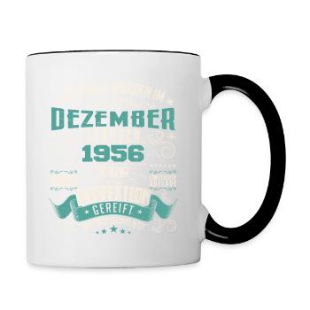 Legenden werden geboren im Dezember 1956 - Mug contrasté - blanc/noir - Droite