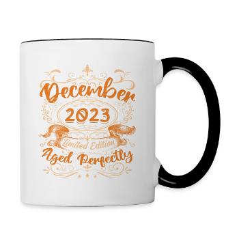 December 2023 | Limited Edition - Contrasting Mug - white/black - Right