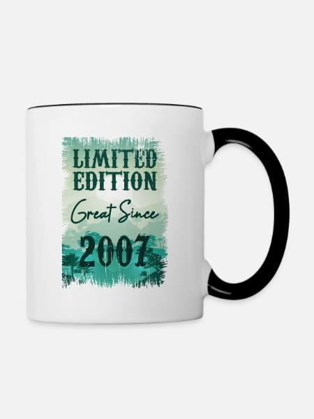 Unique En Son Genre Depuis 2007 - Mug contrasté - blanc/noir