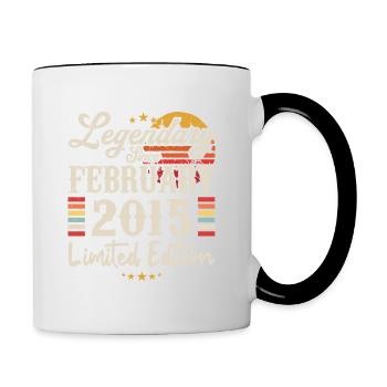 Legendary Since February 2015 | Limited Edition - Contrasting Mug - white/black - Right