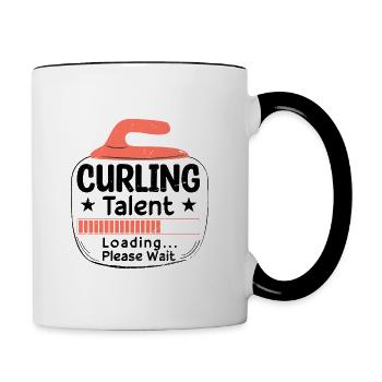 Loading Curling Talent - Contrasting Mug - white/black - Right