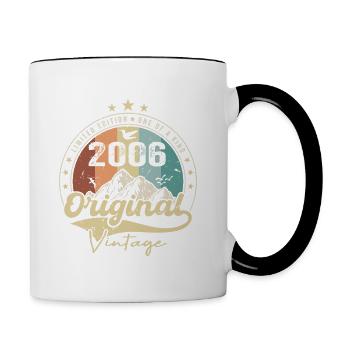 Original Vintage 2006 limited edition 2006 - Contrasting Mug - white/black - Right
