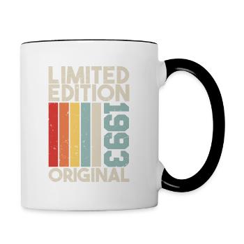 1993 - Cadeau d’anniversaire en édition limitée 1993 Original - Mug contrasté - blanc/noir - Droite