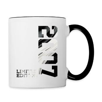 19TH BIRTHDAY LIMITED EDITION 2007 - Contrasting Mug - white/black - Right