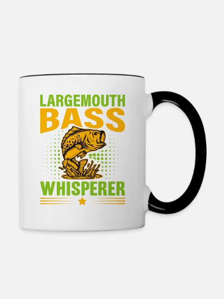 Forellenbarsch-Flüsterer - Tasse zweifarbig - Weiß/Schwarz