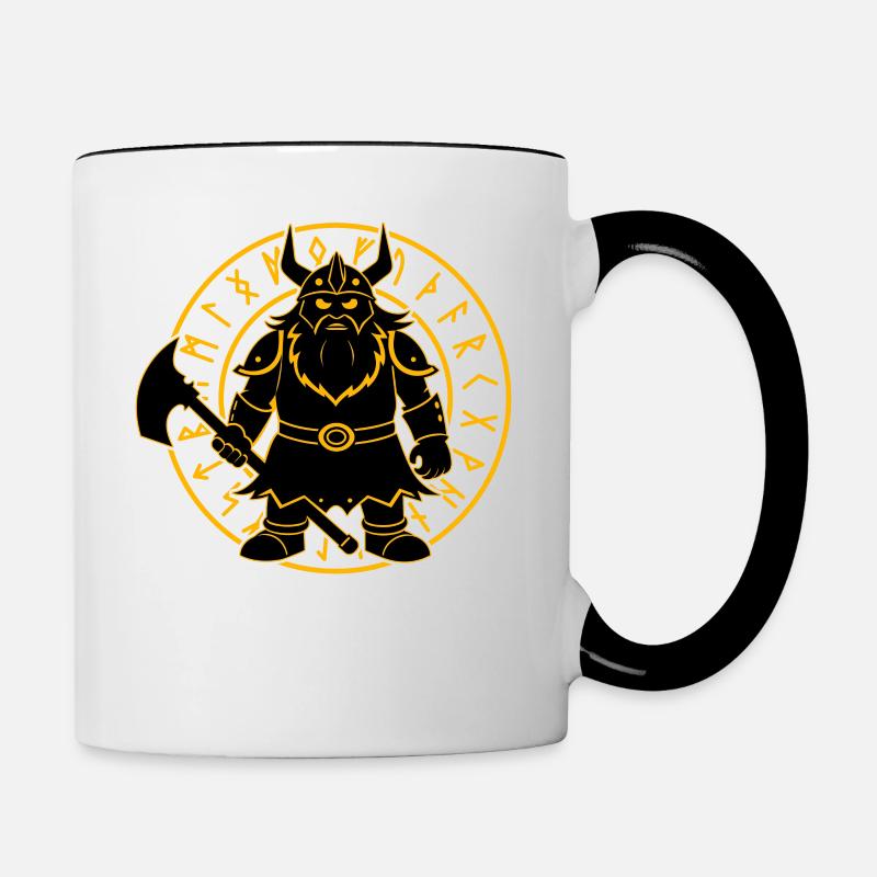 Viking - Mug contrasté - blanc/noir