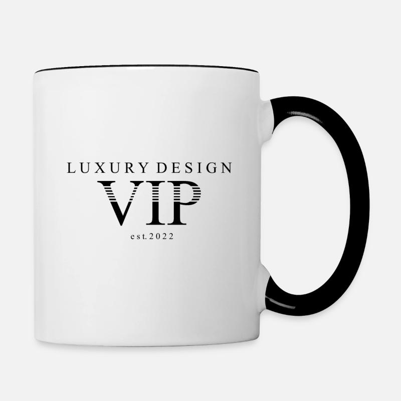 VIP *** - Contrasting Mug - white/black