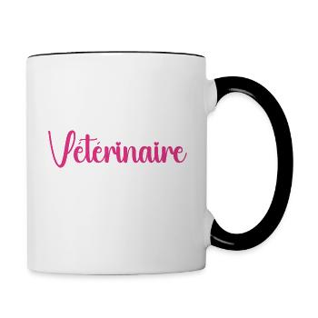 Future Veterinarian - Contrasting Mug - white/black - Right