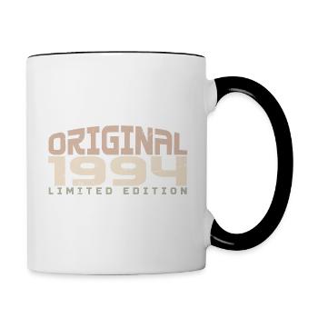 Millésime 1994 Édition Limitée 1994 Anniversaire - Mug contrasté - blanc/noir - Droite