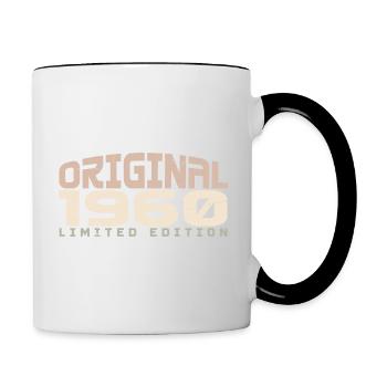 Vintage des années 1960 édition limitée des années 1960 anniversaire - Mug contrasté - blanc/noir - Droite