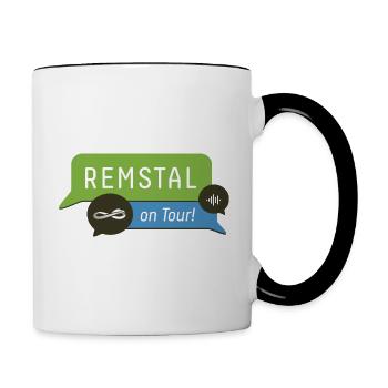 Remstal on Tour - Tasse zweifarbig - Weiß/Schwarz - Rechts