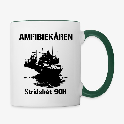 Amfibiekåren - Stridsbåt 90H - Tvåfärgad mugg