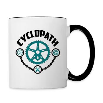 CYCLOPATH-cycle - Contrasting Mug - white/black - Right