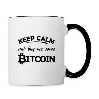 Bitcoin - Contrasting Mug - white/black - Right