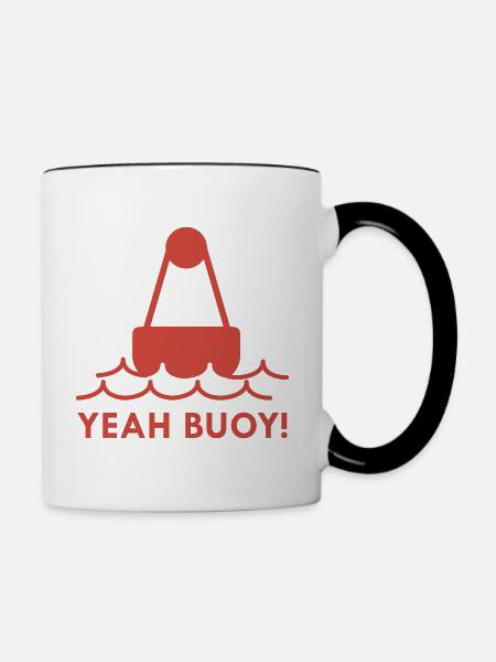Ja Boje! - Tasse zweifarbig - Weiß/Schwarz