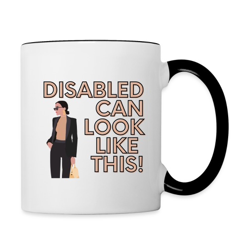 Disabled can look like this 2 - Mok tweekleurig