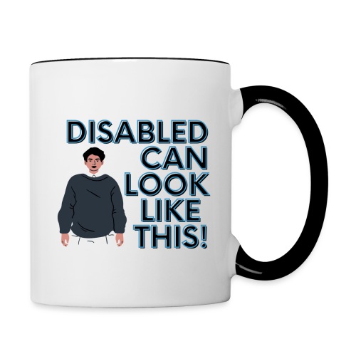 Disabled can look like this - Mok tweekleurig