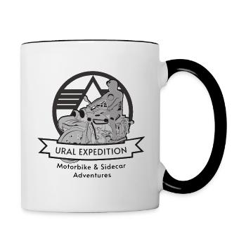 Ural Expedition - Tasse zweifarbig - Weiß/Schwarz - Rechts