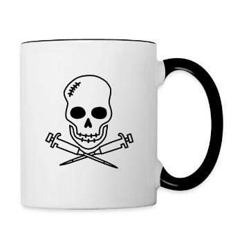 Science till I die - Tasse zweifarbig - Weiß/Schwarz - Rechts
