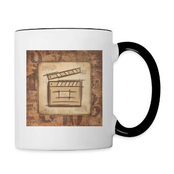 Vintage Filmklappe - Film Director, Actor. - Contrasting Mug - white/black - Right