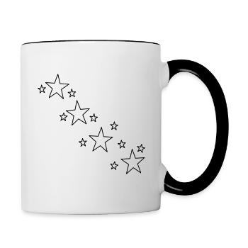 star - Contrasting Mug - white/black - Right