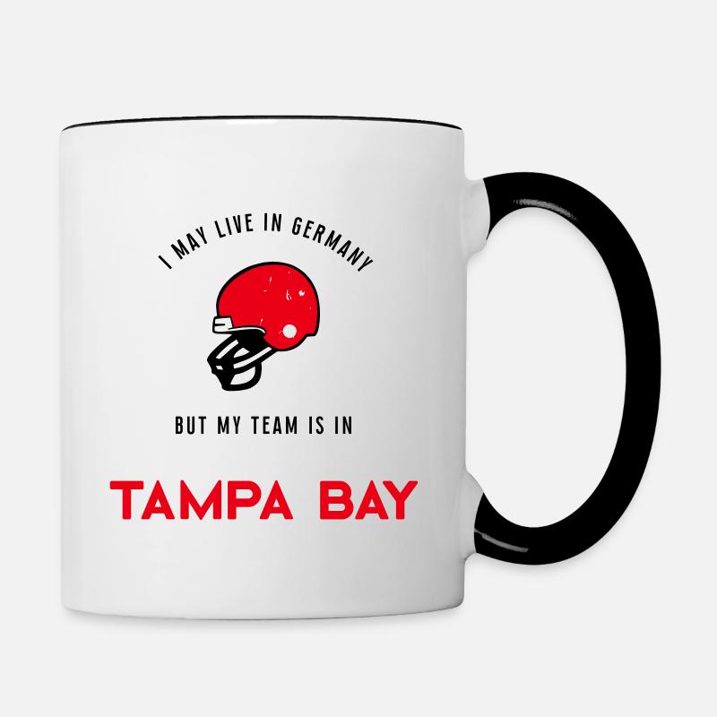 Baie de Tampa - Mug contrasté - blanc/noir
