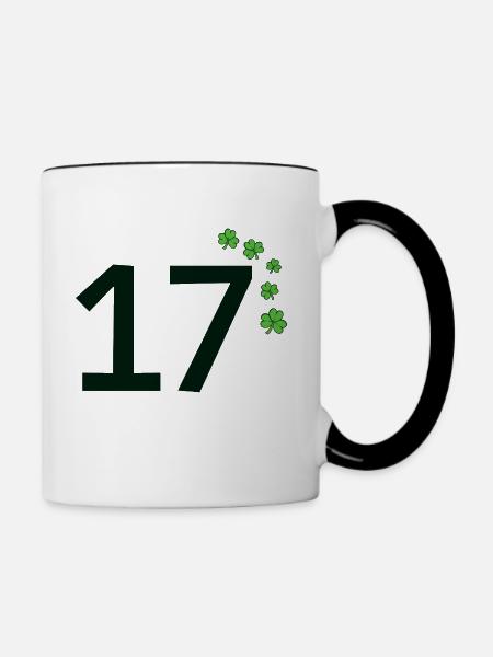 17 - Tasse zweifarbig - Weiß/Schwarz