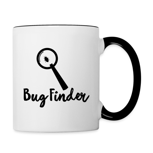 Programmierer Bug Finder Programmieren Nerd Spruch - Tasse zweifarbig