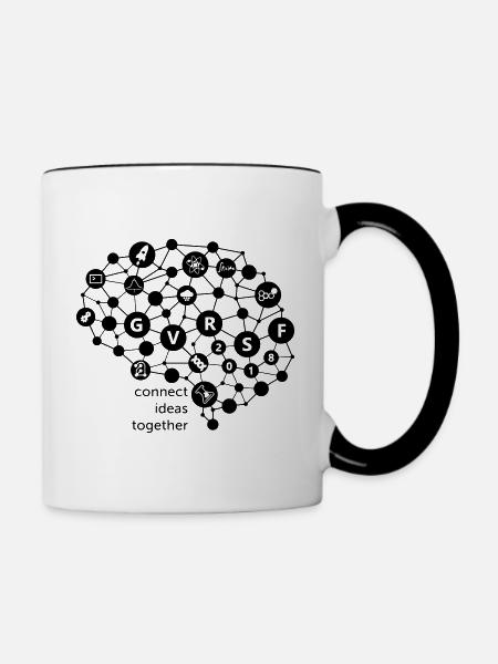 Smart Science - Tasse zweifarbig - Weiß/Schwarz