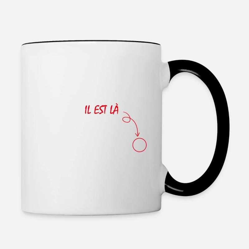 Trouver x - Mug contrasté - blanc/noir