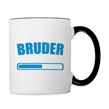 Ich werde Großer Bruder 2024 - Mug contrasté - blanc/noir - Droite