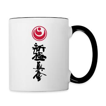 shinkyokushinkai - Contrasting Mug - white/black - Right
