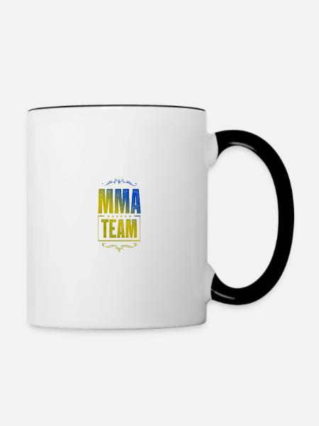 Mma Crew - Tasse zweifarbig - Weiß/Schwarz