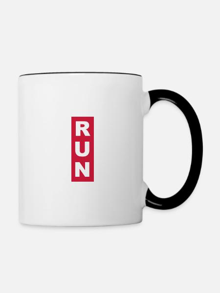 laufen - Tasse zweifarbig - Weiß/Schwarz