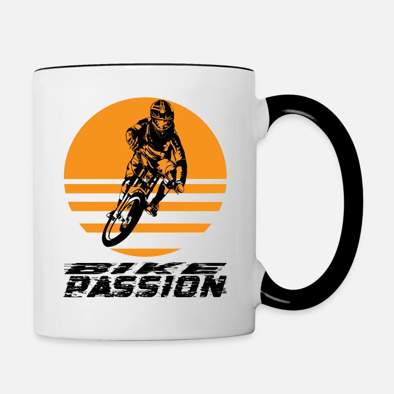 VÉLO - Mug contrasté - blanc/noir