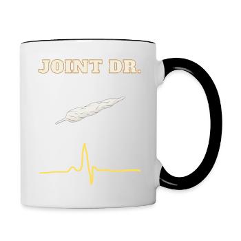Joint Dr. Bags Stoner Humor 420 Stoner Bag Hero - Contrasting Mug - white/black - Right