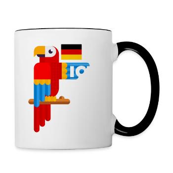 Parrot - Contrasting Mug - white/black - Right