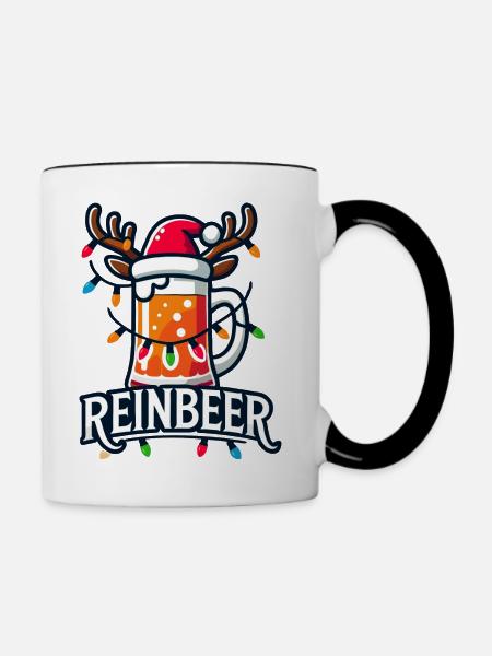Reinbeer - Tasse zweifarbig - Weiß/Schwarz