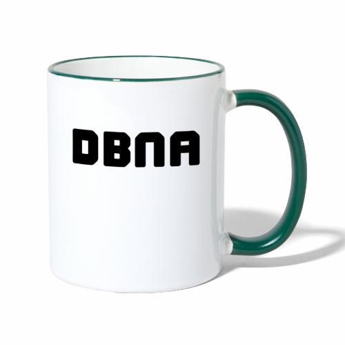 DBNA Schriftzug - Tasse zweifarbig