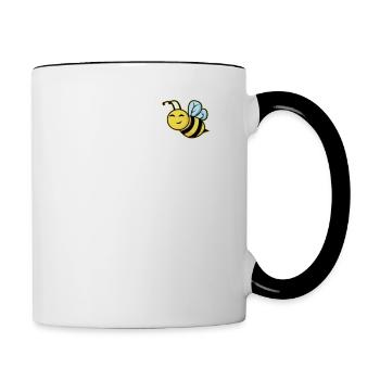 Apiculteur apiculteur abeille - Mug contrasté - blanc/noir - Droite