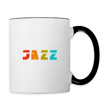 Jazzs style jazz jazz avec jazz - Mug contrasté - blanc/noir - Droite