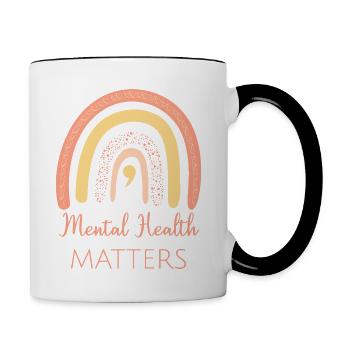 Mental Health Matters II - Contrasting Mug - white/black - Right