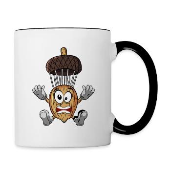 Acorn Skydiving - Contrasting Mug - white/black - Right