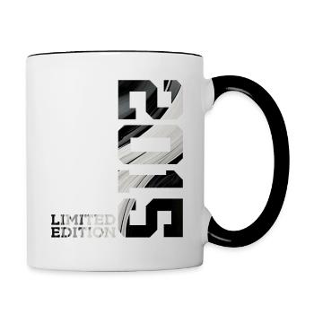 11E ANNIVERSAIRE ÉDITION LIMITÉE 2015 - Mug contrasté - blanc/noir - Droite