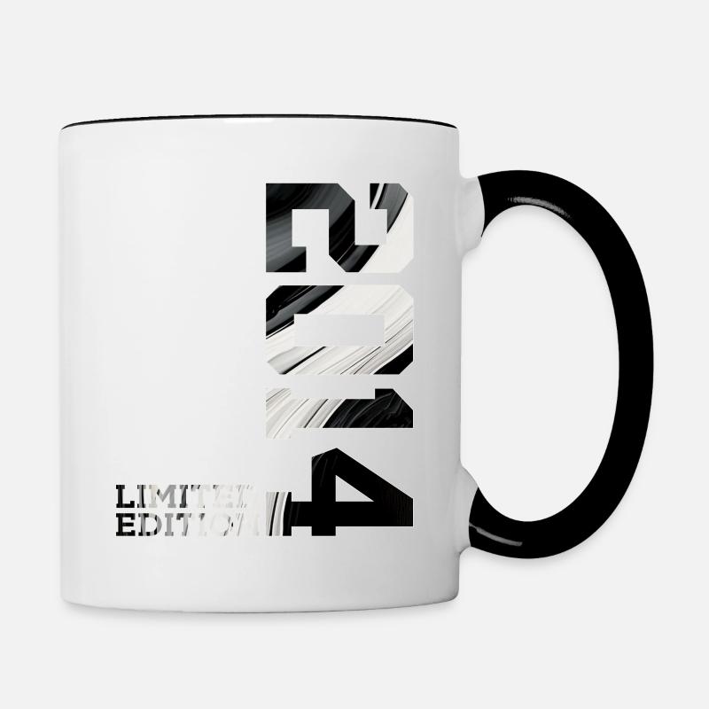 12E ANNIVERSAIRE ÉDITION LIMITÉE 2014 - Mug contrasté - blanc/noir